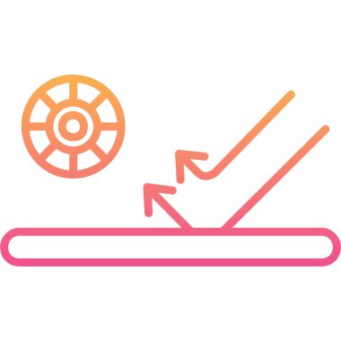 Tek izole edilmiş simgenin vektör illüstrasyonu