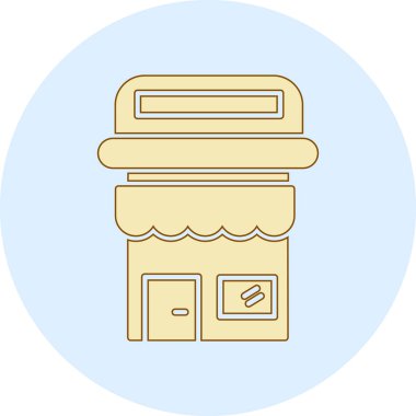 fırın simgesi vektör illüstrasyonu