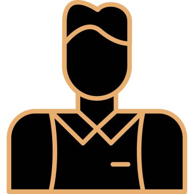 avatar male icon, vector illustration