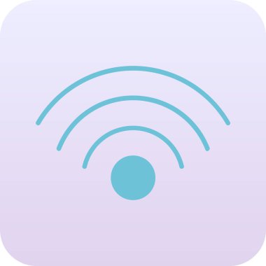 kablosuz simge, basit tasarım biçimi