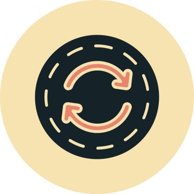 CD mi? Web simgesi basit illüstrasyon