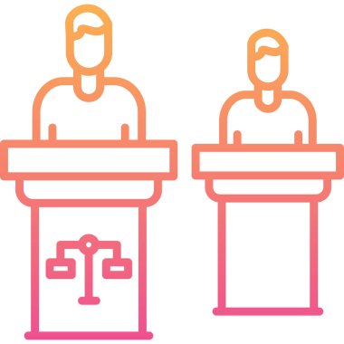 Podyum podyum simgesi ana hatlarıyla