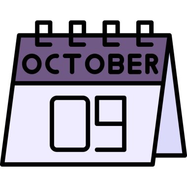 Takvim Eylül vektör illüstrasyonu