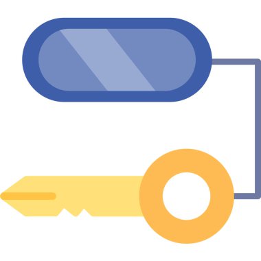 Modern oto tamir simgesinin vektör illüstrasyonu