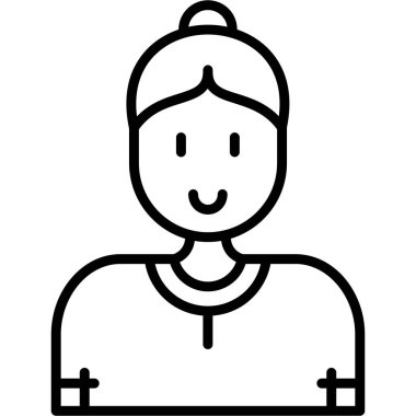 Avatar ifadeli genç çocuk, vektör illüstrasyonu