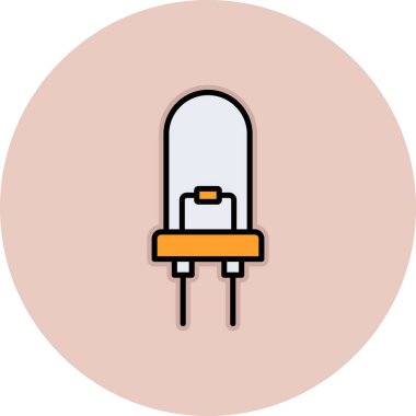 Lamba simgesinin vektör illüstrasyonu