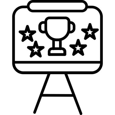 ödül simgesi vektör illüstrasyonu