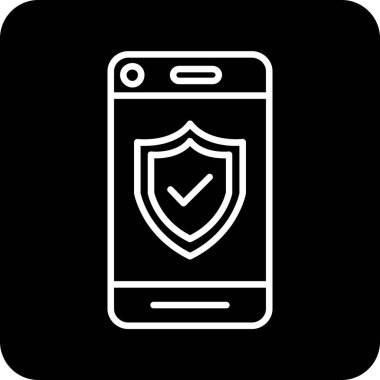 Mobil kutsal kişilerin resmi, vektör çizim