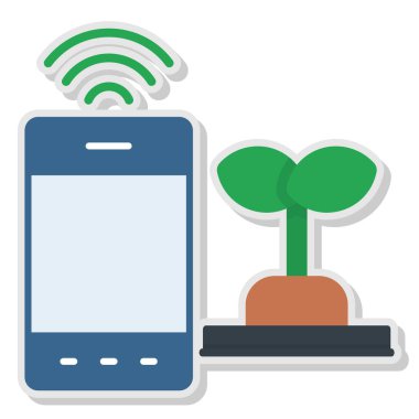 akıllı telefon ve ağaç