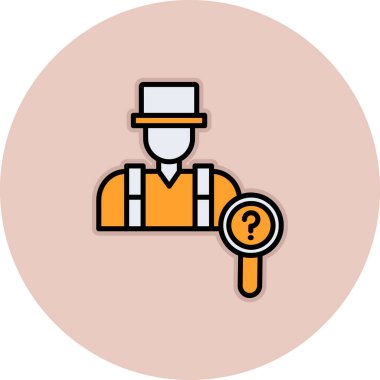 Ara. Web simgesi basit illüstrasyon