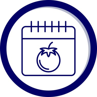 Gıda simgesinin vektör illüstrasyonu