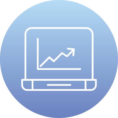 vektör lcd simgesi illüstrasyonu
