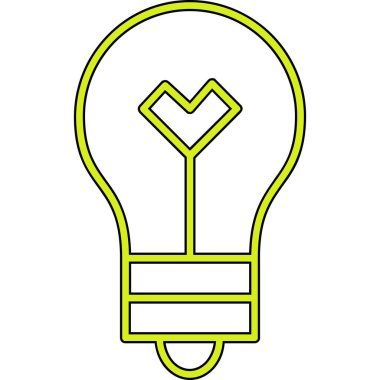 Ampul simgesi, anahat stili