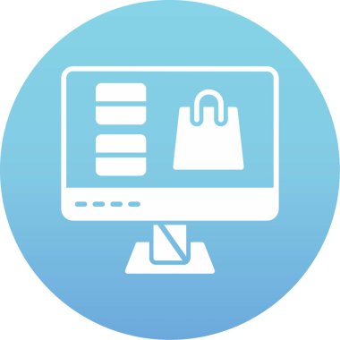 çevrimiçi alışveriş, vektör illüstrasyonu