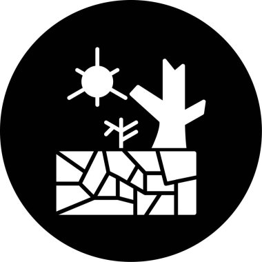 Modern ikon kirliliği eksikliğinin vektör illüstrasyonu