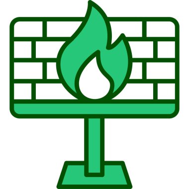 alev simgesi, özet çizimi