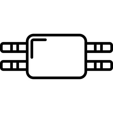 kablo tıkacı simgesi, vektör illüstrasyonu