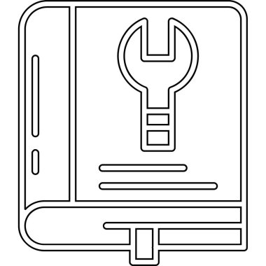 Kapı kolu simgesi. Ağ için kapı vektör simgesinin özet çizimi