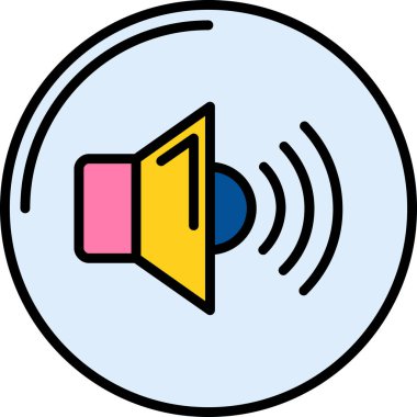 ses hoparlörü sesi simgesi