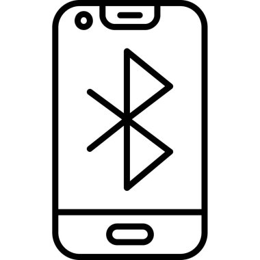 akıllı telefon simgesi vektör illüstrasyonu