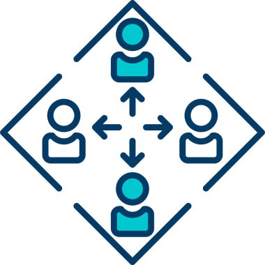 şebeke. Web simgesi basit illüstrasyon