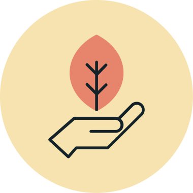 Ağaç simgesinin vektör illüstrasyonu