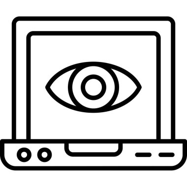 Göz simgesini, anahat stili