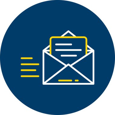 Posta simgesinin vektör illüstrasyonu