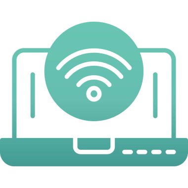 wifi simgesi vektör illüstrasyonu