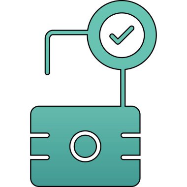 seo modern simgesinin vektör illüstrasyonu