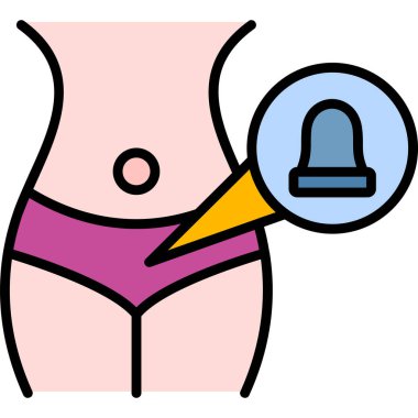 Zili ve havlusu olan bir kadın.