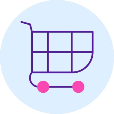 Tramvay. Basit web simgesi illüstrasyonu