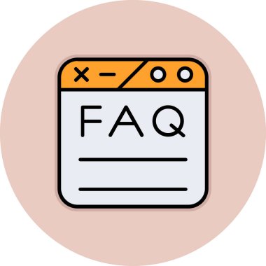 Web ve mobil tasarım için vektör simgesi