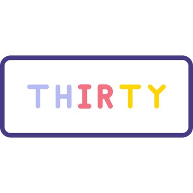 2-3 numara, vektör tasarım ögesi.