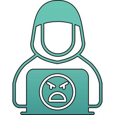 Ağlayan kullanıcı avatarı, üzgün bir adamın basit tasarımı