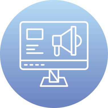 seo modern simgesinin vektör illüstrasyonu