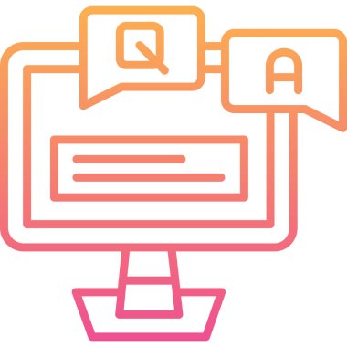 çevrimiçi web vektörü basit illüstrasyon