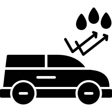 Araba kazası. Basit simge