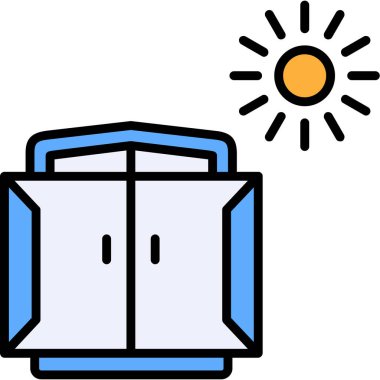 kutu teslim simgesi ana hat biçiminde