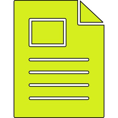 Dosya. Web simgesi basit illüstrasyon