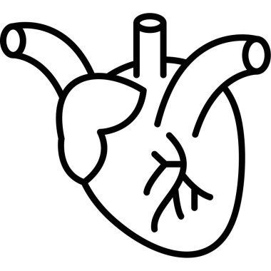 İnsan kalbi organ simgesi