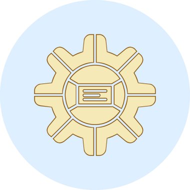 Altın madalya ikonunun vektör illüstrasyonu