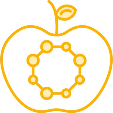 elma meyvesi sağlıklı simgesi