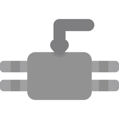 Flug Düz Vektör Simgesi