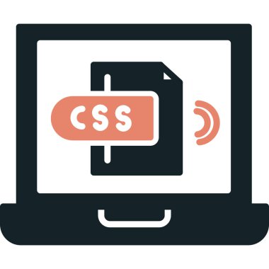 Web geliştirme düz vektör simgesi