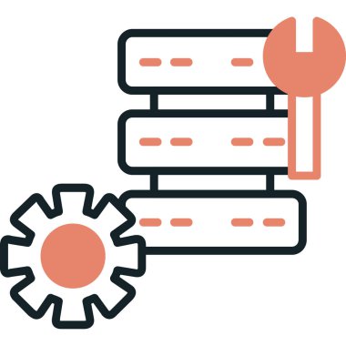 Ayarlama. Web simgesi basit illüstrasyon