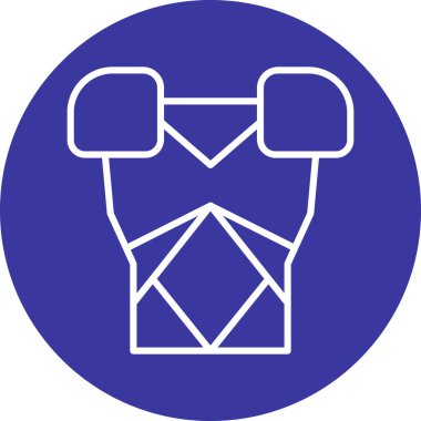 Boks. Web simgesi basit illüstrasyon