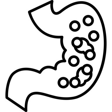 Midem. Web simgesi basit illüstrasyon