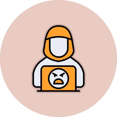 Modern simgenin vektör illüstrasyonu