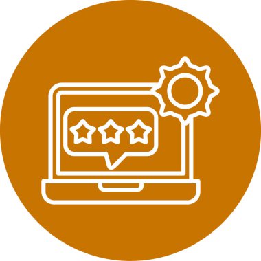 seo modern simgesinin vektör illüstrasyonu